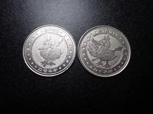 Pokemon Card Meiji Promo Battle Coin Silver Shining Farfetch'd 2 SET #5435 PLAY - Imagen 1 de 14