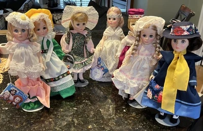 "Lote de 7 MUÑECAS EFFANBEE STORYBOOK VINTAGE 11,5"" Estado de Uso Justo: Cenicienta" Foto 1 de 4