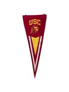USC Troyanos Colgante Bandera Lucha Exterior Bordado NCAA Universidad 33"x13.5" - Imagen 1 de 4
