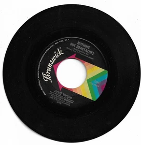 JACKIE WILSON - NOTHING BUT BLUE SKIES / SEETEST FEELING - BRUNSWICK - VG+ - Picture 1 of 2