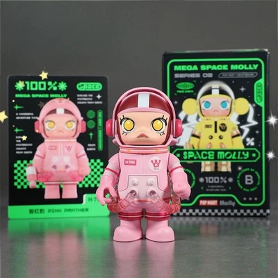 100% Mega Space Molly Series 2 Pink Panther Box Figure Doll Toys Gift - Image 1 of 4
