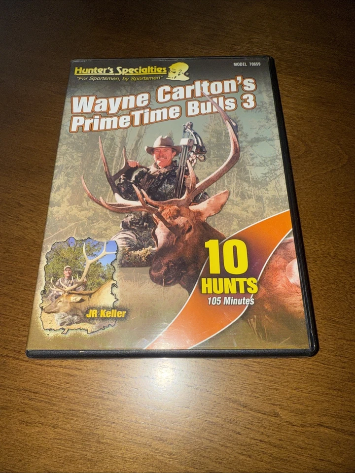 WAYNE CARLTON'S PRIMETIME BULLS 3 DVD 10 ELK HUNTS  Foto 1 de 1