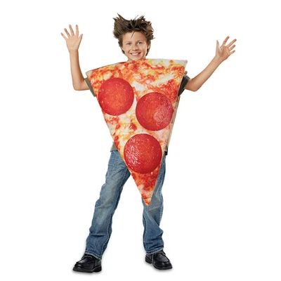 Pizza Slice Kid Costume - One Size Fits Most - Excellent Condition Worn Once - Image 1 of 4