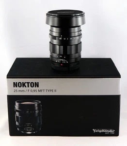Voigtlander Nokton 25 mm F0,95 Aspherical II MFT Objektiv - Bild 1 von 5