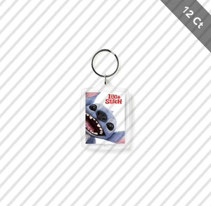 12 Lilo and Stitch Keychain for Kids Birthday Party Favor Gifts Goodie Bag - Picture 1 of 1