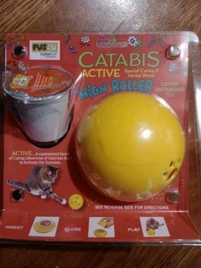 Catnip Dispensing Toy Catabis Active High Roller Cat Toy - Picture 1 of 3