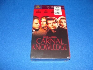 Sealed VHS Tape 1971 Carnal Knowledge 1999 MGM Home Entertainment Watermarks - Imagen 1 de 11