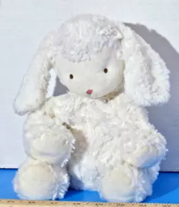 Bunnies By The Bay 11" Lops Plüsch weißes Lamm sitzendes Kuscheltier im Ruhestand weich - Bild 1 von 11