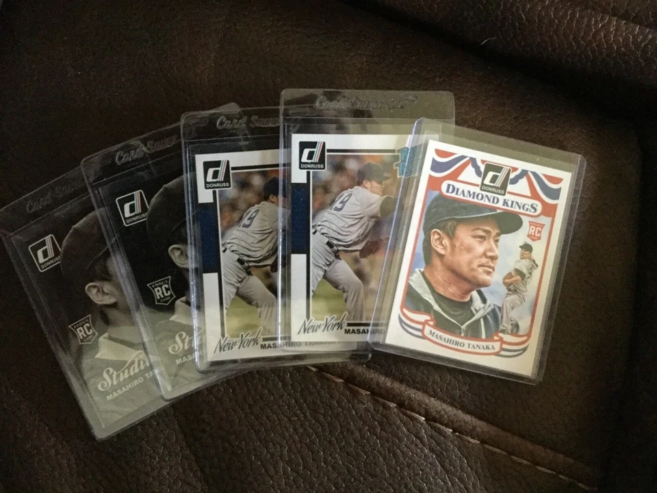 5- MASAHIRO TANAKA 2014 Donruss Panini RC LOT STUDIO DIAMOND KING BASE YANKEES - Изображение 1 из 1