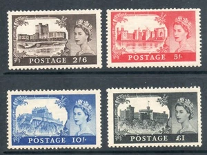 GB SG 536 - 539 1955 Waterlow High Value set Fine mounted mint CAT £250 MH 1 - Picture 1 of 2