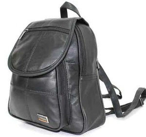 Genuine Ladies Real Leather Backpack Rucksack Shoulder Bag Fashion Handbag - Picture 1 of 5