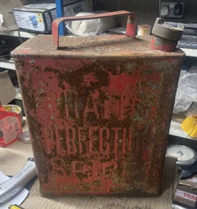 RAR! Vintage Pratt's Perfection Spirit, mit original Pratt's Cap, 2 Gallonen Dose - Bild 1 von 6