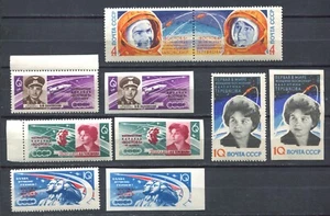 Russia 1963 • Sс# 2748-2753 • Vostok-5,6 space flight • perf+imperf MNH SU-8834 - Picture 1 of 1
