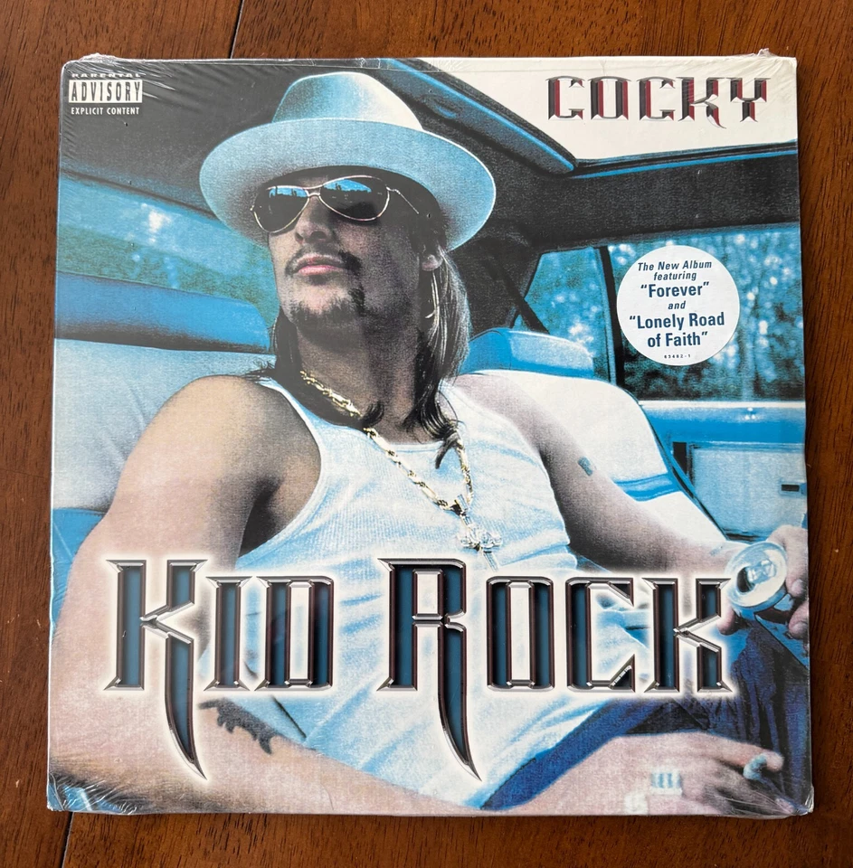 Kid Rock - Cocky (2001) 2x LP Vinyl - 1st pressing, sealed, hype sticker, rare - Image 1 of 4
