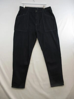 Womens Jeans Size 16 W35 L30 Blue Straight Dark Wash Carpenters Denim BNWOT - Image 1 of 4