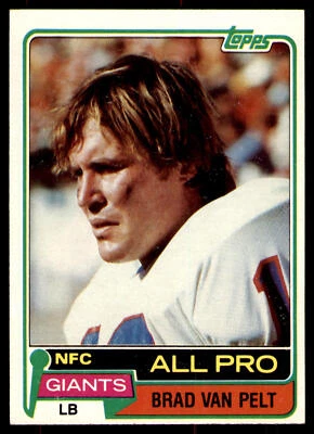 1981 Topps #270 Brad Van Pelt New York Giants Card - Image 1 of 2