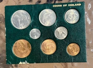 COINS OF IRELAND SET 1949 - 1953 - 8 HIGH GRADE COINS - Picture 1 of 2