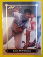 1992 Leaf Gold Rookies #BC16 Raul Mondesi - Los Angeles Dodgers