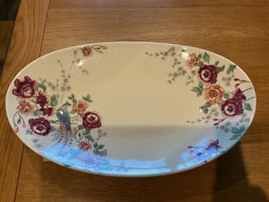 DENBY MONSOON KYOTO LARGE OVAL SERVING DISH FINE CHINA BEAUTIFUL TABLEWARE - Picture 1 of 14