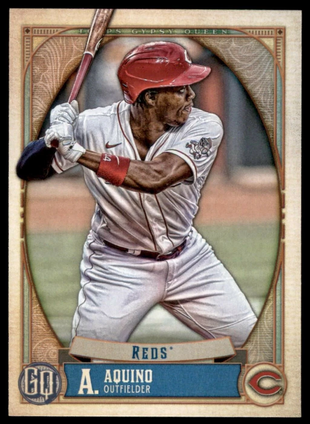 2021 Topps Gypsy Queen Base #131 Aristides Aquino - Cincinnati Reds