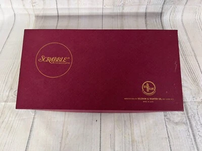 Vintage Scrabble Board Game 1970’s Selchow Righter Complete Set With Manual - Image 1 of 4