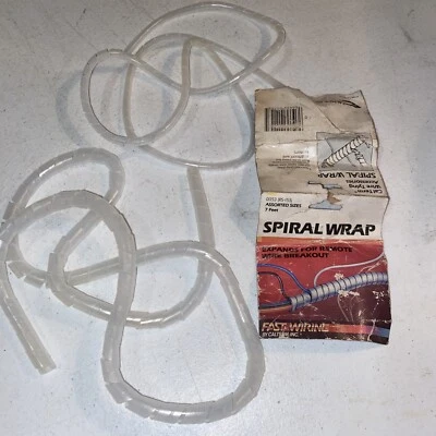 CAL-TERM SPIRAL SPLIT WIRE CABLE WRAP EXPANDABLE ASSORTED SIZES, Used - Image 1 of 4