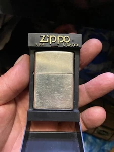 VINTAGE ZIPPO LIGHTER ANTIQUE SILVER PLATE MADE IN 2001 VERY RARE - Picture 1 of 9