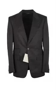 TOM FORD Shelton Black Sport Coat Size 7 - 50 R  Jacket Blazer - Picture 1 of 24