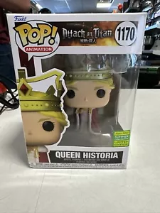 FUNKO POP Attack on Titan Queen Historia 1170 SDCC Shared Exclusive w/ Protector - Picture 1 of 7