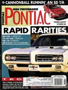 HIGH PERFORMANCE PONTIAC 2000 JUNE - '73 SD455, '98 1 LE, '69 R/AIV,'68 428 GP - Imagen 1 de 1