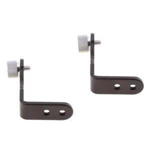 2 x Telescope Tripod Mount Holder L-type Metal Fixed Bracket - Picture 1 of 7