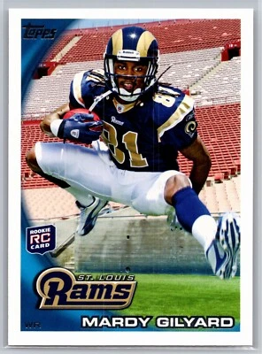 2009 Topps Football Rookie Card RC Mardy Gilyard St. Louis Rams #264 - Image 1 of 2