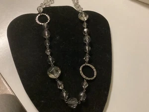 Joan Rivers smoked black facettiert und Ring Halskette - Bild 1 von 2