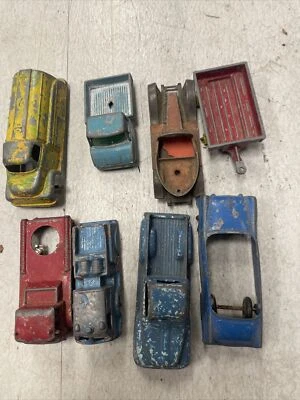 Lots  7 Vintage Tootsie Toy  Car USA Plus 1 Husky Junkyard - Image 1 of 2