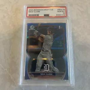 2023 Bowman Chrome Draft Sapphire Edition - #BDC-76 Max Clark (RC) - Picture 1 of 2