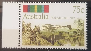 Australia 1992 Australians under Fire Kokoda Trail 75c sheet stamp fine used - Picture 1 of 1