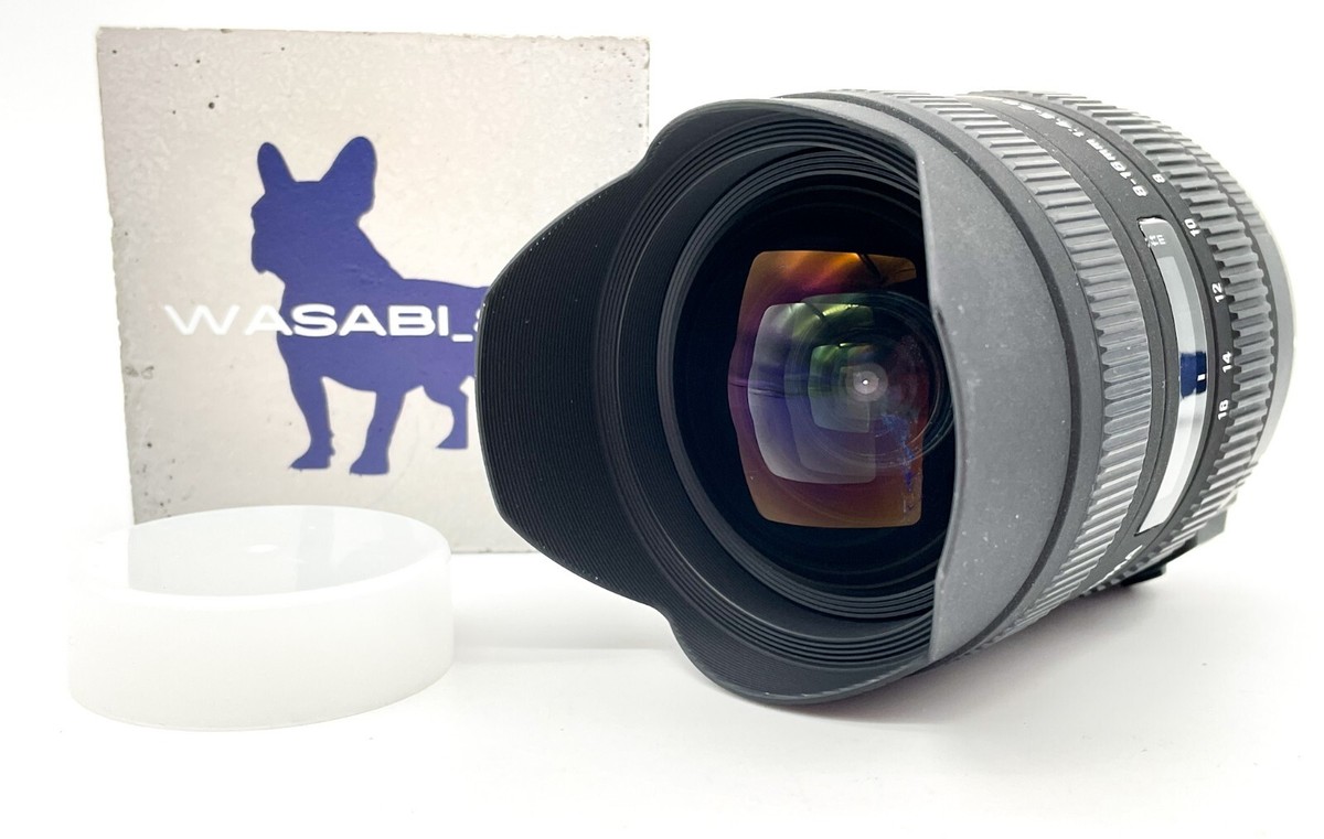 シグマSIGMA8-16mm4.5-5.6 HSM オートフォーカスokジャンク シグマSIGMA8-16mm4.5-5.6 HSM オートフォーカスokジャンク