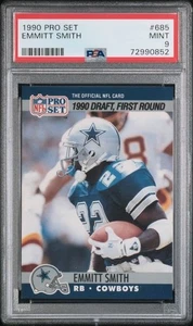 PSA 9 MINT 1990 Pro Set Draft Emmitt Smith #685 RC Dallas Cowboys HOF - Picture 1 of 2