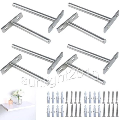 8 Stück Regalträger, Regalhalterung Unsichtbar, Schwebende Regalhalterungen - Bild 1 von 4