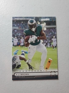 2022 Panini Chronicles A.J. Brown Photogenic Teal Foil Philadelphia Eagles PH-11 - Picture 1 of 2