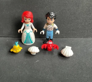 Lego Minifigure Disney LITTLE MERMAID WEDDING PARTY SET - Ariel, Eric, Flounder - Picture 1 of 2