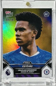 /50 Estevao Gold Foil 2025-26 Topps Now Premier League #6 RC Rookie Wonderkid - Picture 1 of 2