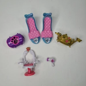 Disney Palace Mascotas Accesorios Lote De 5 Bañera Zapatos Silla Portador Secador Secador - Imagen 1 de 19