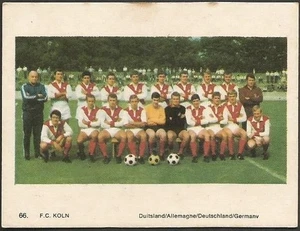 MONTY GUM - 1969/70 - INTERNATIONAL FOOTBALL TEAM - #66 - FC KOLN TEAM PHOTO - Bild 1 von 2