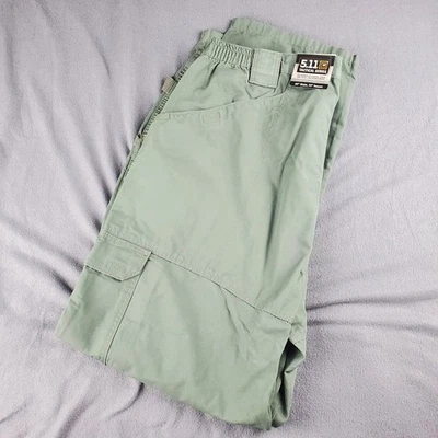 5.11 Tactical Series Cargo Pants Relaxed fit Outdoor Workwear Sage Green 43x33 - Image 1 of 4