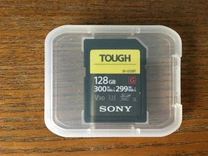 Carte mémoire Sony UHS-II G TOUGH série 128 Go (SF-G128T) - Photo 1 sur 5