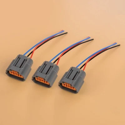 3x Ignition Coil Plug 3 Wire fit for Mitsubishi 2.4L Eclipse Galant Outlande - Image 1 of 4