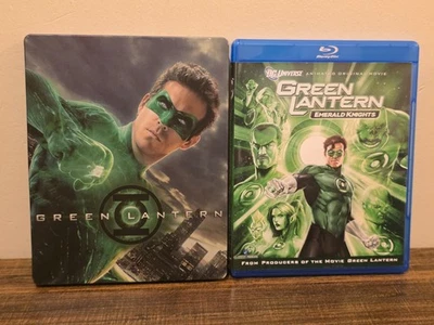 Green Lantern: Extended Cut Steelbook + Green Lantern: Emerald Knights (Blu-Ray) - Image 1 of 4
