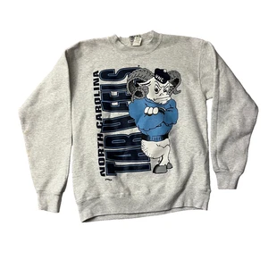 Nutmeg Vintage North Carolina Tar Heels Sweatshirt grau Rundhals Pullover M - Bild 1 von 8