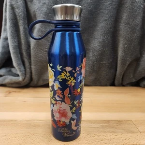 Pioneer Woman Water Bottle 18oz Double Wall Floral Health Kitchen Spring - Picture 1 of 8